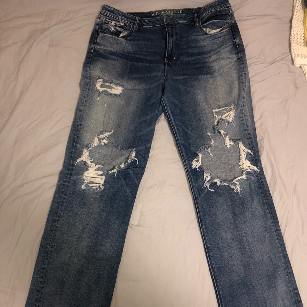 american eagle hi rise slim jeans